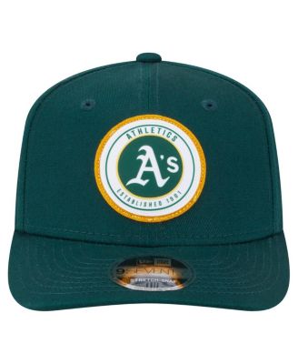 Men's Kelly Green Athletics Circle Patch 9SEVENTY Stretch-Snap Hat