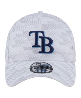 Men's White Tampa Bay Rays Graded 39THIRTY Flex Hat