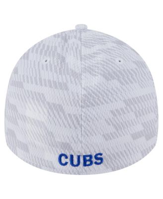 Men's White Chicago Cubs Graded 39THIRTY Stretch Fit Hat