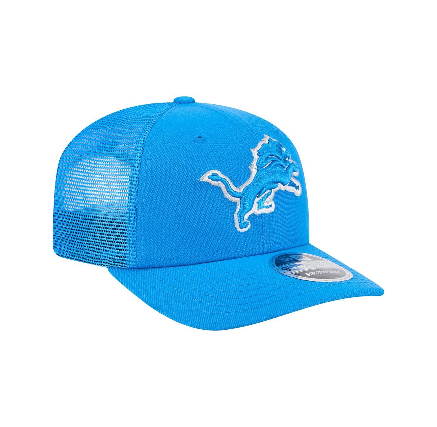 Men's Blue Detroit Lions Main Trucker 9SEVENTY Stretch-Snap Hat