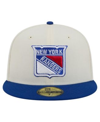 Men's White New York Rangers Chrome Two-Toned 59FIFTY Fitted Hat