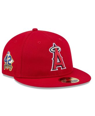 New Era - Men's Red Los Angeles Angels 2025 Jackie Robinson Day Retro Crown 59FIFTY Unstructured Fitted Hat