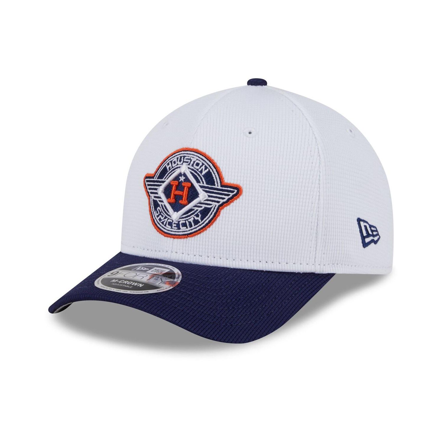 Men's White/Navy Houston Astros 2025 City Connect Batting Practice 9FORTY Adjustable Hat