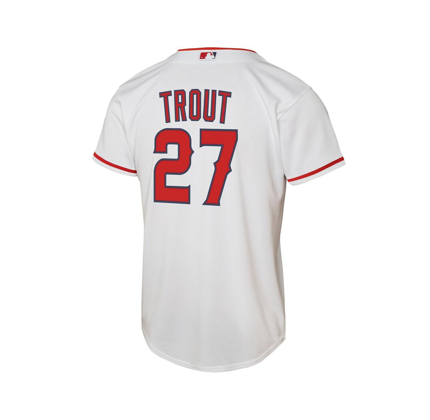 Big Boys and Girls Mike Trout White Los Angeles Angels Home Replica Player Jersey