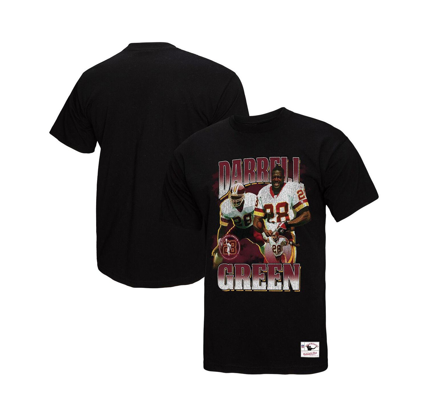 Men's Darrell Green Black Washington Commanders Player Graphic T-Shirt