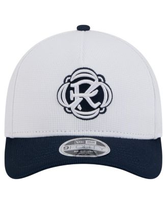 Men's White/Navy New England Revolution 2025 Jersey Hook 9FORTY M-Crown Adjustable Hat