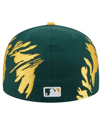 Men's Green/Gold Athletics Retro Pattern 59FIFTY Fitted Hat