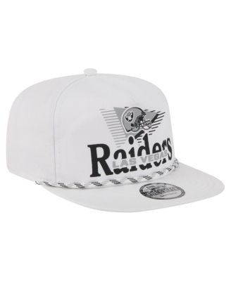 Men's White Las Vegas Raiders Collide Golfer Snapback Hat