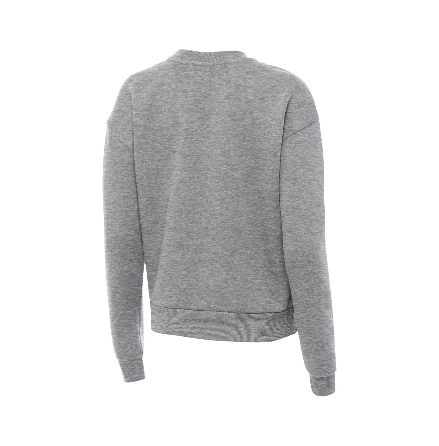 Женская толстовка Antigua Heather Gray Washington Commanders Victory Pullover — фото 3