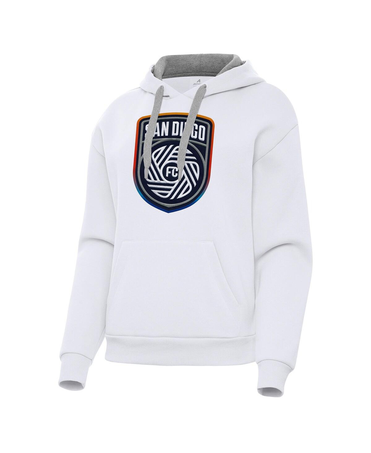 Women's White San Diego Fc Victory Pullover Hoodie - White