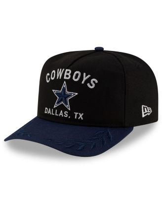 New Era - Men's Black/Navy Dallas Cowboys 2025 NFL Draft A-Frame 9FIFTY Snapback Hat