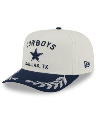 New Era - Men's Cream/Navy Dallas Cowboys 2025 NFL Draft A-Frame 9FIFTY Snapback Hat