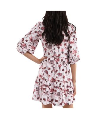 Женское платье Tory из коллекции South Carolina Gamecocks Tailgate Collection белого/гранатового цвета от Smith & Quinn для женщин