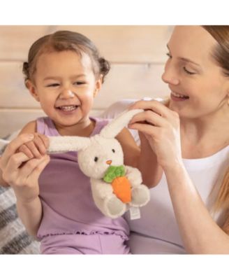 Toddler Easter Plush and Teether Playset - Squeaky Bunny, Chicken, Easter Egg, Plush Toys and Silicone Teethers - Perfect Gift for Newborns