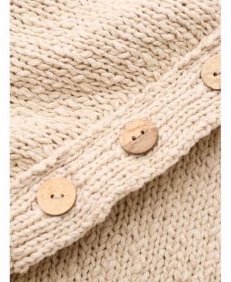 Women's Slub Knit Button Detail Sweater