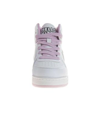 Little and Big Girls Lace Up High Top Sneakers