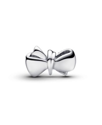 Sterling Silver Sparkling Bow Charms