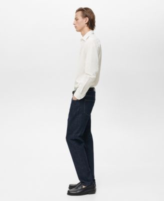 Men's Slim-Fit Striped Seersucker Shirt