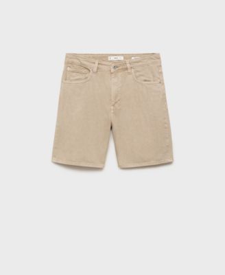 Mango Mens Denim Washed Effect Bermuda Shorts 9590₽
