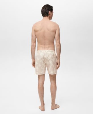 Mango Mens Floral Print Swim Trunks 11490₽