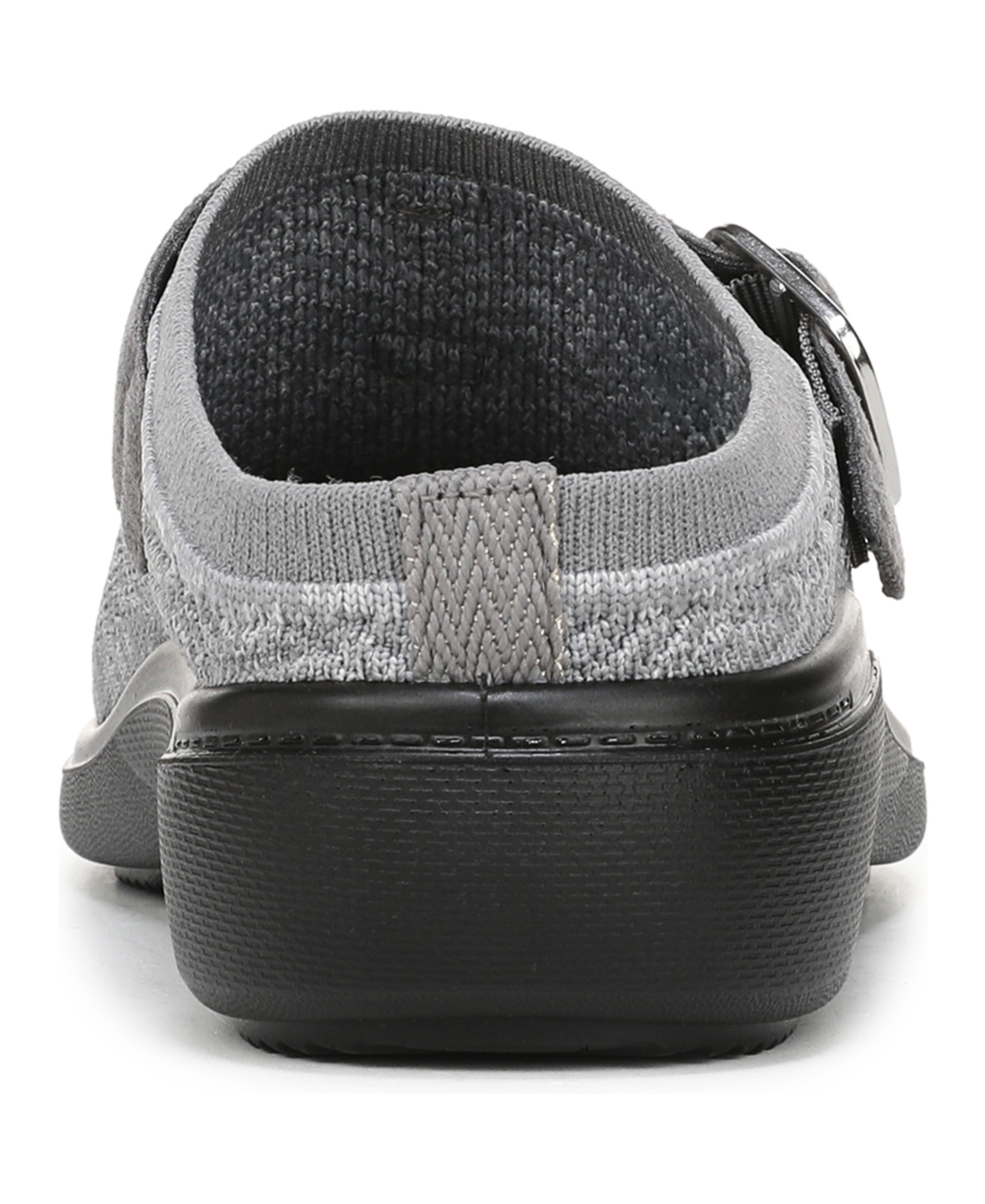 Lifestride Women's Balance-knit Washable Round Toe Clogs In Gray