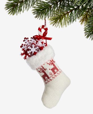Holiday Lane - Nordic Wonderland Fabric Stocking Ornament