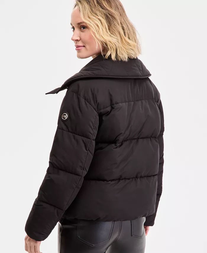 Women's Drawstring-Collar Puffer Coat - thumbnail 7