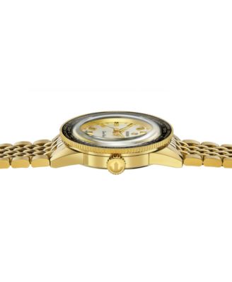 Unisex Swiss Automatic Captain Cook Over-Pole Interchangeable Brown Leather Strap Watch 39mm