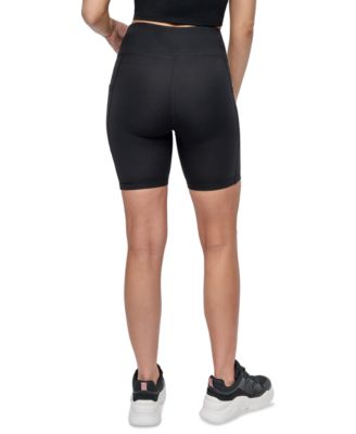 Women's Rhinestone-Logo Pocket Bike Shorts