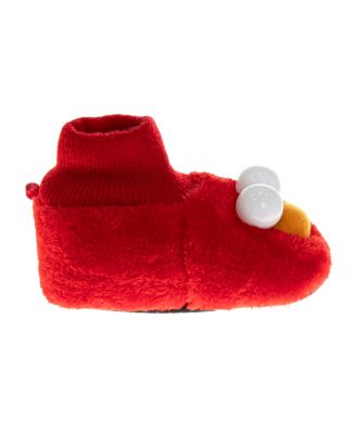 Toddler Girls and Toddler Boys Curious Elmo Dual Sizes Slippers