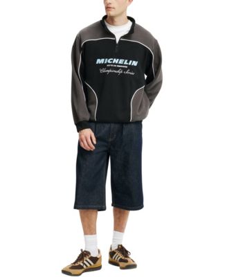 michellMacaron - michellMacaron ニットポンチョ COTTON ON Men's Michelin Racing Fleece Sweatshirt - Macy's
