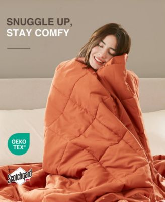 Windom Lightweight Down Alternative Satin Trim Blanket, Twin