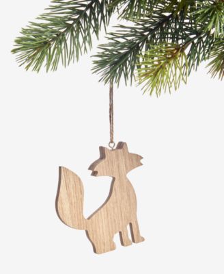 Nordic Wonderland Fox Ornament, Macy's Exclusive
