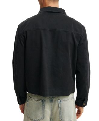 Мужская укороченная куртка Harrington ИЗ ХЛОПКА