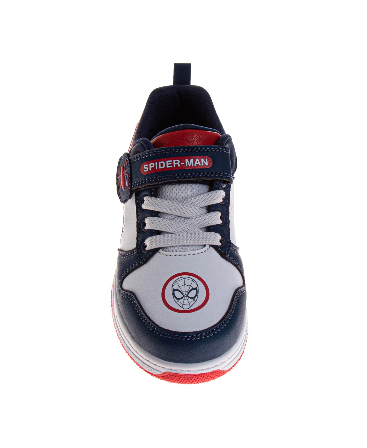 Spider-man Little And Big Boys Amazing Lace Up Sneakers In White