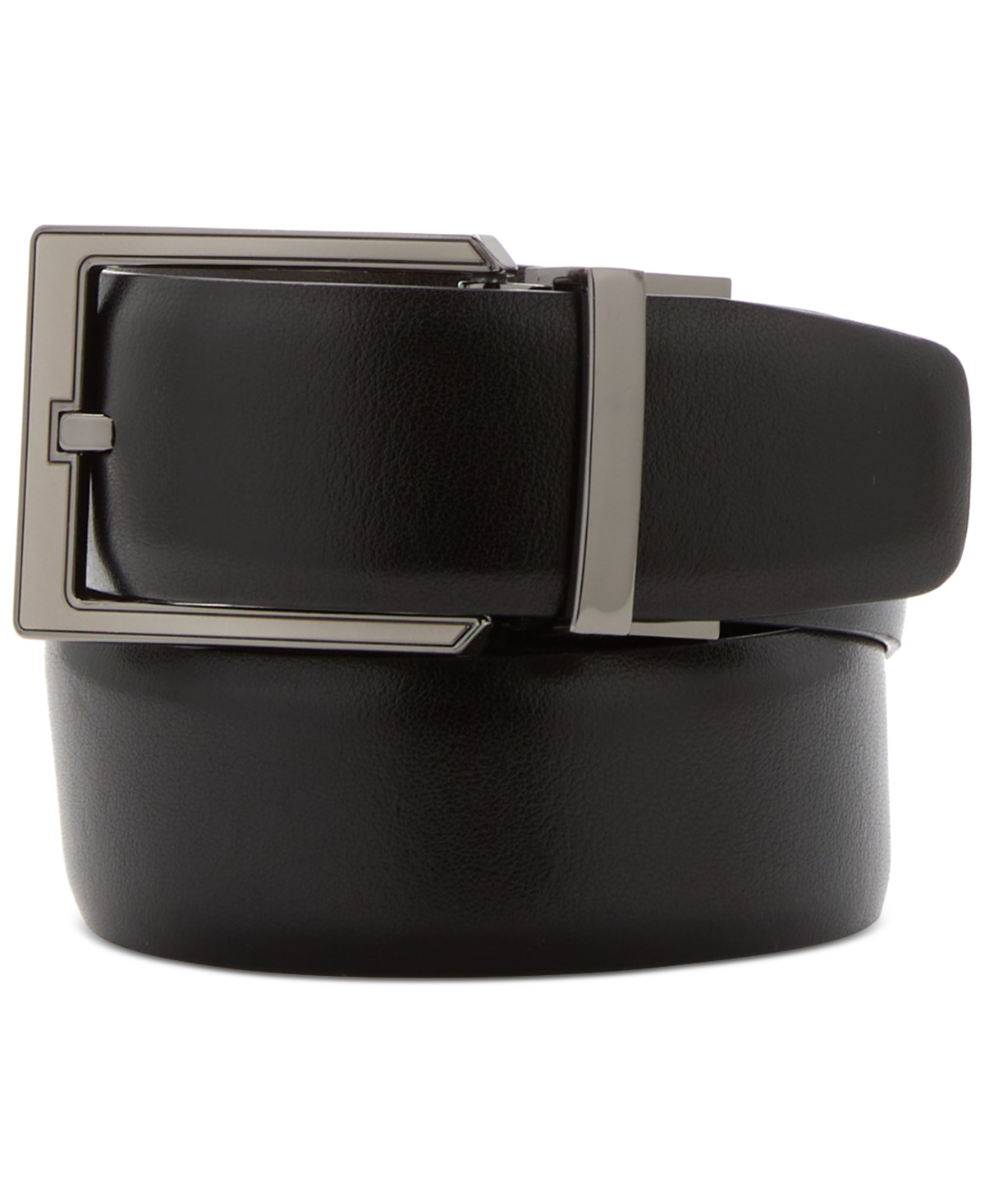 Perry Ellis Portfolio Men's Navy Reversible Belt