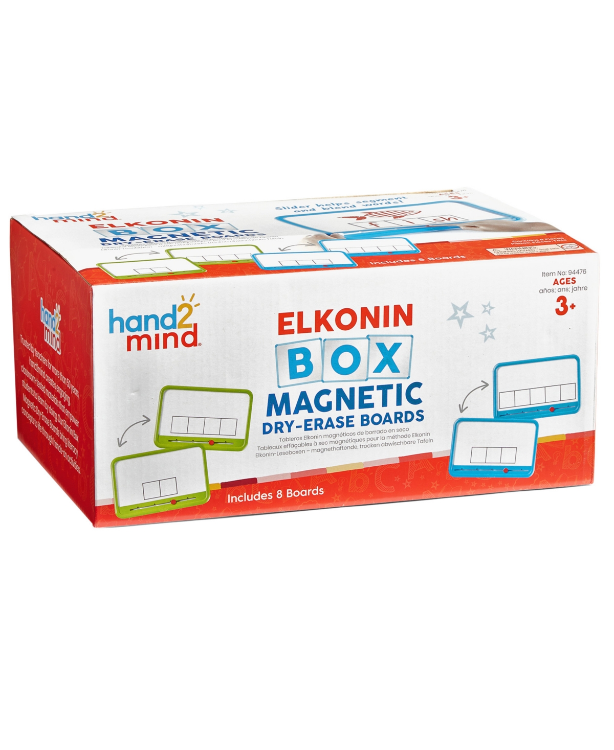 Hand2mind Elkonin Box Magnetic Dry-erase Board Set