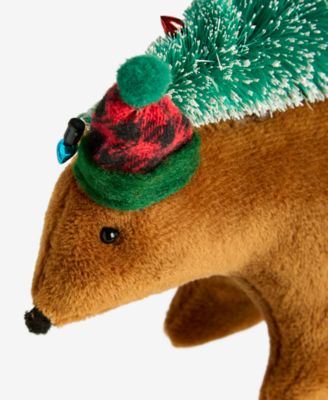 Tiny Tidings Tree-Toting Bear Ornament, Macy's Exclusive