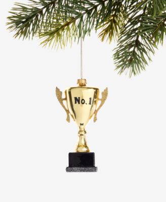 Holiday Lane - Sports Gold Trophy Ornament