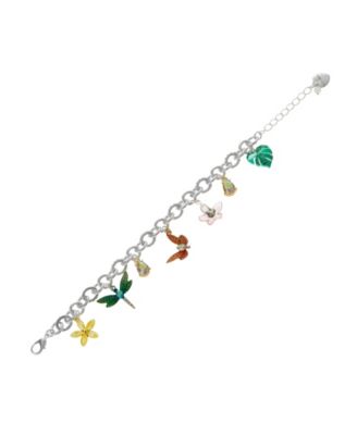 Гламурный браслет-оберег в виде стрекозы в саду из искусственного камня Бетси Джонсон