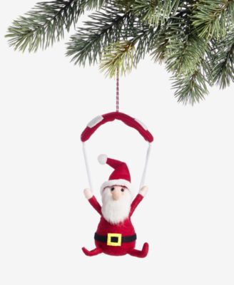 Holiday Lane - Tiny Tidings Parachute Santa Ornament