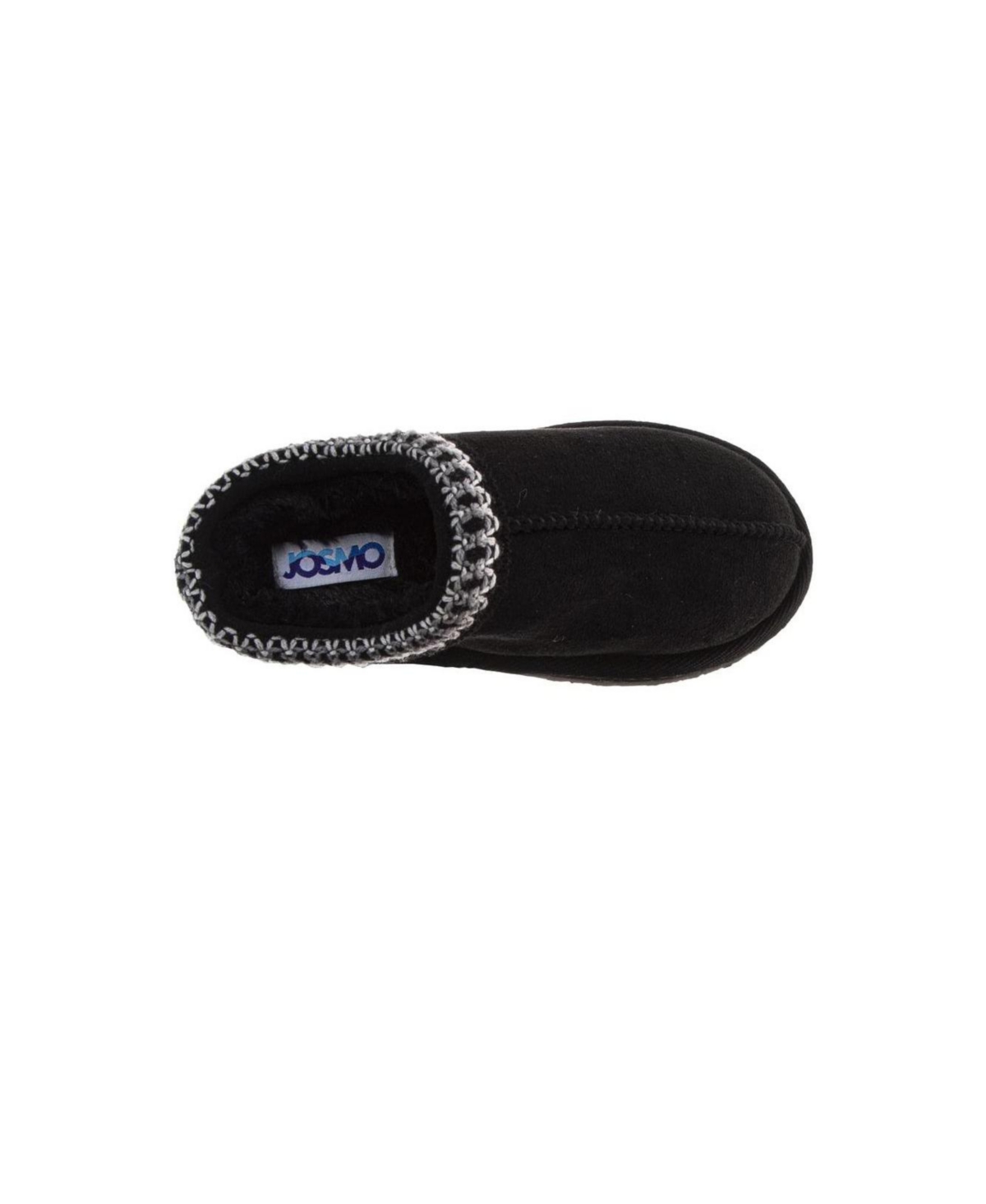 Josmo Little And Big Girls Comfy Slip On Slippers In Black