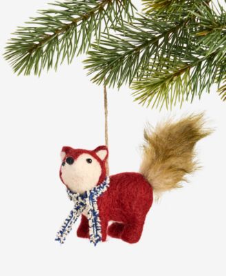 Holiday Lane - Tiny Tidings Felted Fox Ornament