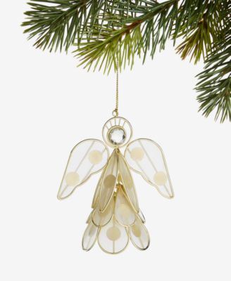 Holiday Lane - Blessed Gold-Tone Angel Ornament