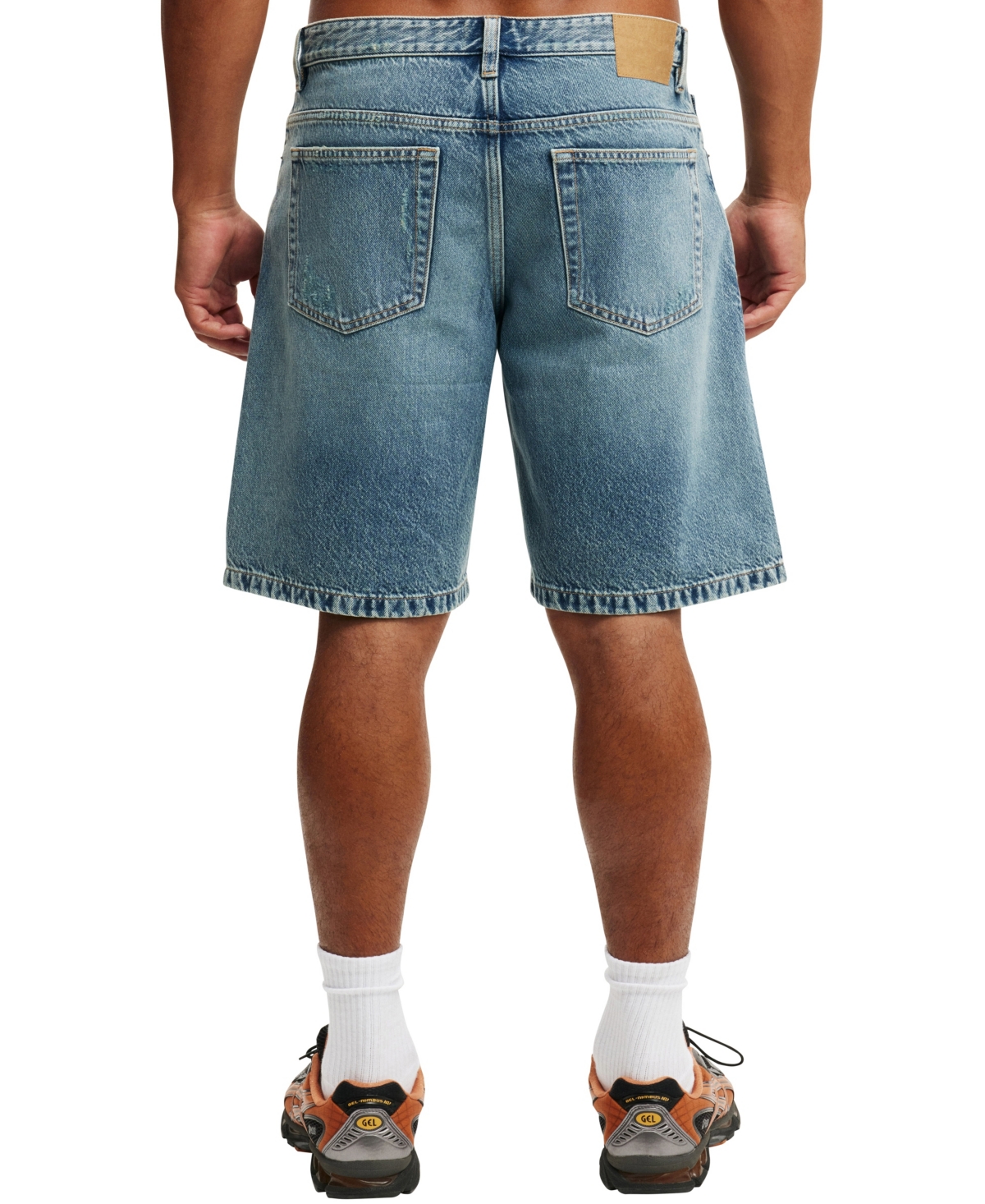COTTON ON MEN'S BAGGY DENIM SHORTS 