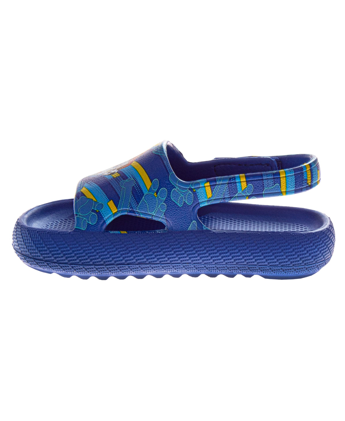 Nickelodeon Toddler Boys Patrol Hook And Loop Backstrap Slides In Blue