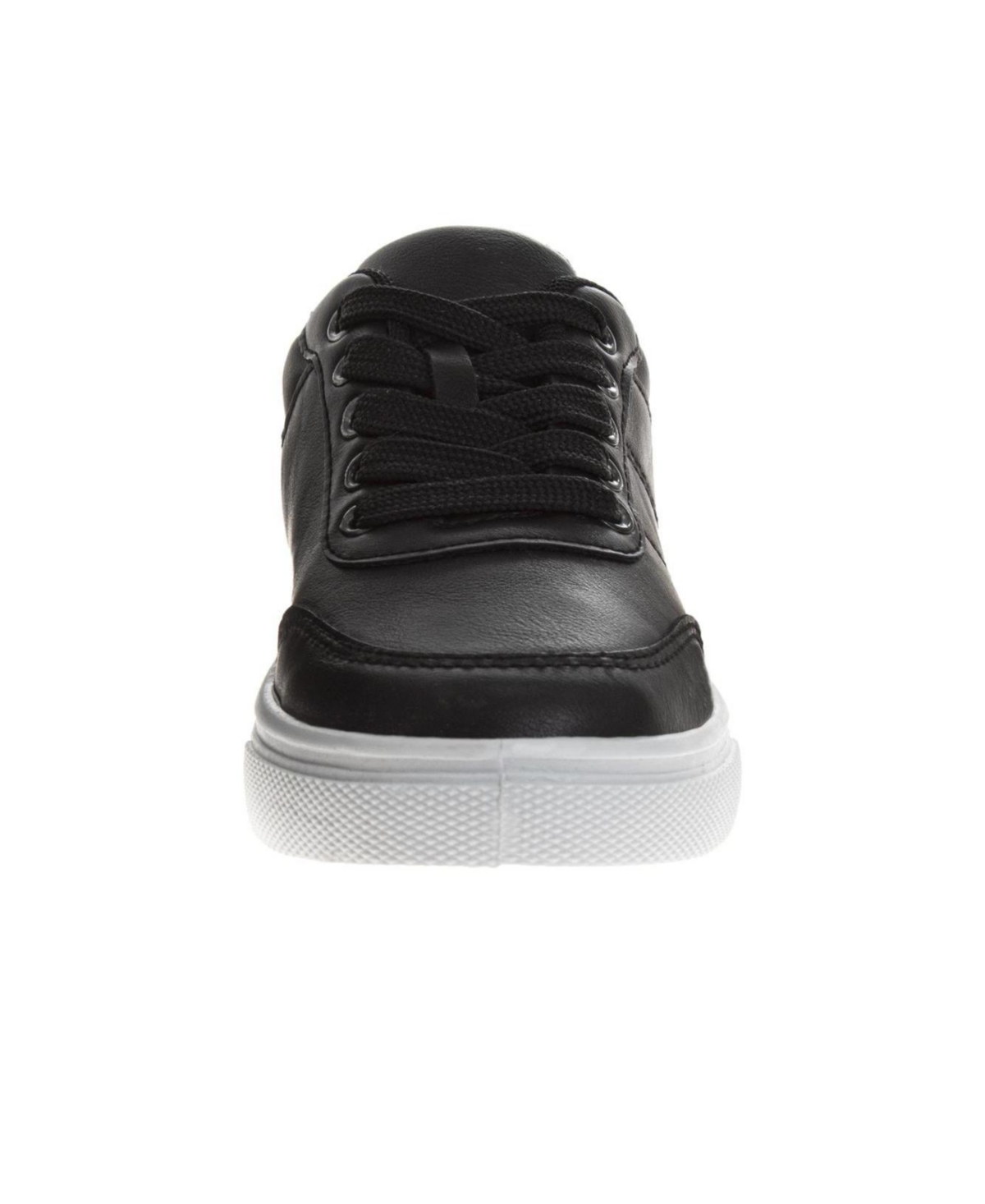 Josmo Kids' Low Top Sneaker In Black Patent