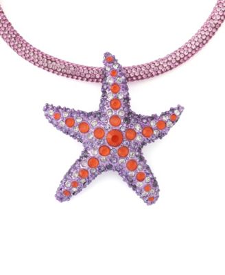 Бетси Джонсон Драгоценности русалки Подвеска в виде морской звезды Веревочное ожерелье