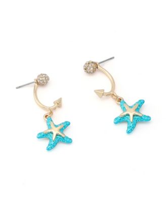 Драгоценности Бетси Джонсон в виде русалки, Серьга в виде морской звезды на куртке со штангой