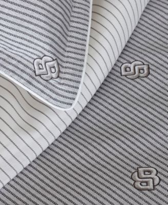 CLOSEOUT! by Hugo Boss Double B Duvet Cover, Full/Queen